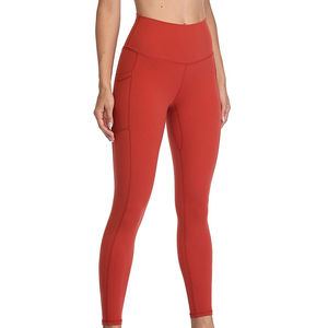 Leggings slim fit sans couture pour femme, leggings de yoga pour femme, vêtements de sport respirants en spandex et polyester, fabriqués par BS. - Product Image 4