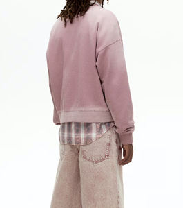 เสื้อสเวตเชิ้ตแบบฟอกสี เสื้อสเวตเชิ้ตทรงหลวม เสื้อสเวตเชิ้ตแฟชั่นทันสมัย เสื้อสเวตเชิ้ตฟอกหิน เสื้อสเวตเชิ้ตคุณภาพสูง เสื้อสเวตเชิ้ตสตรีทแวร์ - Product Image 2