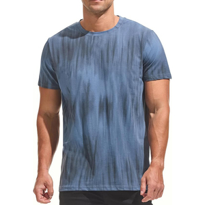 Waffle Interlock Plain T <b>Shirt</b> Men Ozone Purifying Wash Zero Water Wholesale EU - Product Image 4