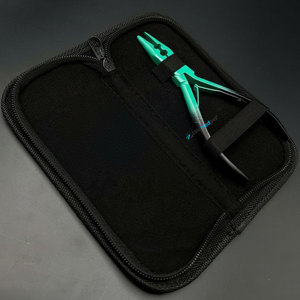 Pince à démonter les extensions capillaires professionnelle à deux trous, en acier inoxydable de qualité chirurgicale, écologique, bicolore, personnalisable avec votre marque - Product Image 5