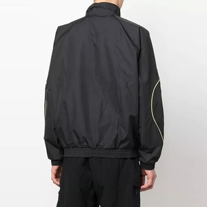 <b>Men</b> Customized Color Oversized Streetwear Track <b>Jacket</b> Stand Comfortable Everyday Wear Lightweight Breathable Casual Outerwear - Product Image 2