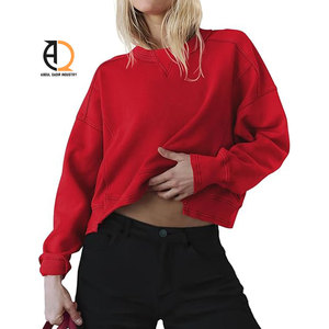 Sudadera Corta de Forro Polar para Mujer, Tejido Suave, Estilo Casual - Product Image 1
