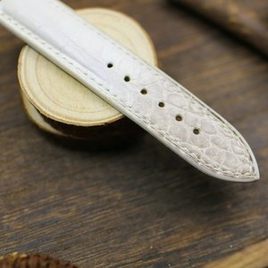 Correas de Reloj de Cuero de Cocodrilo Genuino de Alta Calidad al por Mayor 2025, Correas de Reloj de Cuero Hechas a Mano de 20 mm y 22 mm - Product Image 4