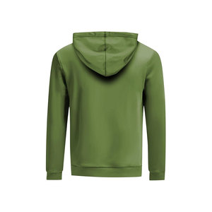 NOUVEAU Hiver 2026 – Sweat à capuche oversize streetwear 100 % coton uni, personnalisable avec logo, unisexe, en polaire zippé - Product Image 4