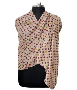 Chal de Pashmina con Diseño Personalizado de Alta Calidad, Estampado de Puntos Jacquard, Estilo Cuadrado de Verano, Color Rosa para Mujer - Product Image 6