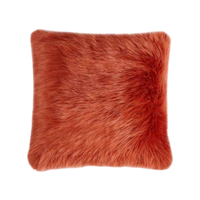 Nouvelle arrivée 100% soie carré housse de coussin doux velours oreiller avec pompon décor et impression frange motif bas quantité minimale de commande en gros