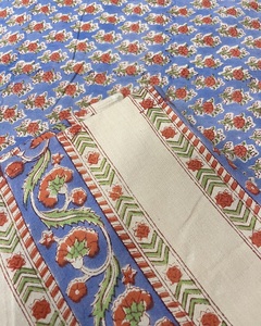 Tela Ligera Hecha a Mano con Estampado Artesanal para Ropa, Edredones, Bufandas, Vestidos, Cortinas y Materiales de Tapicería - Product Image 3