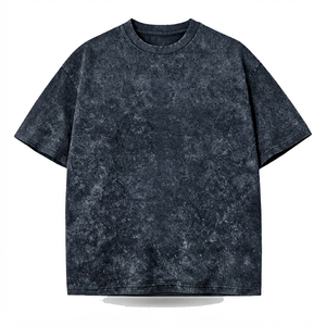 Proveedor de Camisetas con Lavado Ácido Personalizado, Camiseta de Algodón Extra Grande con Lavado Vintage Premium, OEM ODM, Etiqueta Privada, Camiseta de Moda Urbana - Product Image 4