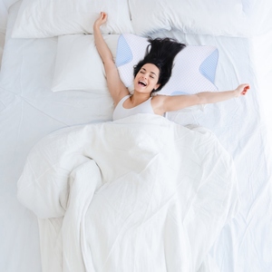 2ชิ้นตามหลักสรีรศาสตร์รองรับกระดูกและกล้ามเนื้อรองรับด้านข้างของกระเพาะอาหารหมอนเมมโมรี่โฟมบรรเทาอาการปวดคอสำหรับผู้นอน - Product Image 5