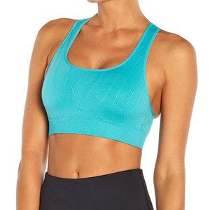 Sujetador Deportivo Resistente con Logotipo Frontal, Diseño Simple, Alta Sujeción, Absorbe el Sudor y Secado Rápido para Mujer - Product Image 3