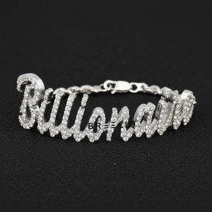 กำไลเพชรทรงกลมเจียระไนแบบบริลเลียนต์ VVS เพาะเลี้ยงในห้องปฏิบัติการ เงินแท้ 925 ประดับเพชรเต็มวง ดีไซน์หรูหรา เหมาะสำหรับเป็นของขวัญและงานปาร์ตี้ - Product Image 5