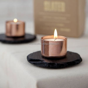 <b>Large</b> Hammered Pure Copper Multi-Pillar <b>Candle</b> Dish Bowl – Heavy-Duty Centerpiece Stand for Hotel Lounge & Event Staging - Product Image 3
