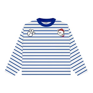 Camiseta de Manga Larga Unisex 2026, 100% Algodón, Tejido de Punto, Logotipo Frontal, Estampado a Rayas, Diseño Gráfico Lindo, Estilo Casual Urbano - Product Image 6