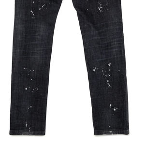 Pantalon en jean tendance pour garçons, coupe slim, délavage vintage, tissu doux au toucher, taille ajustable, durable, pour usage quotidien décontracté 2026 - Product Image 6