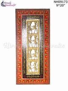 Nirmala Handicraft Wooden Warli <b>Frame</b> <b>Wall</b> Decor Home Decor <b>Wall</b> Decoration Handmade <b>Wall</b> <b>Frame</b> Handmade Decorative Showpiece - Product Image 4