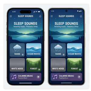 Aplicación Royalcraft Sleep Sounds – Audio relajante, ruido blanco, sonidos de la naturaleza y ayuda para dormir mejor IOS/Android y MAC - Product Image 1