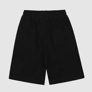 Pantalones Cortos Casuales de Algodón French Terry para Hombre con Cordón, Logotipo Personalizado, Bordado Pesado, Estilo Urbano con Parches y Apliques - Product Image 3