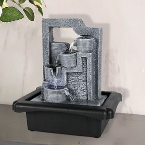 10.6inches <b>Tabletop</b> Water Fountain with Led Light - Product Image 6