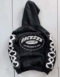 OEM Custom Made Cotton <b>Blended</b> Men's Winter Hoodies Quick Dry Screen Printing Style-Wholesale Men Oversized Hoodie - Product Image 3