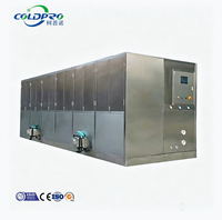Machine à glace industrielle en cubes 10T 20T 30T 40T 50T 60T en SUS304 pour la logistique de la chaîne du froid au Mexique – Production de glace stable