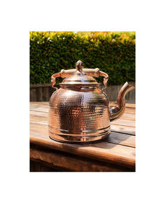 กาต้มน้ำทองแดงดีไซน์ละเอียดรูปทรงตัวหนาและเงางามทำขึ้นสำหรับการต้มชั้นวางหรือใช้งานได้จริง - Product Image 3