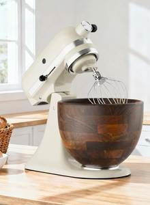 Bol mélangeur KitchenAid en bois personnalisé – Bol à mélanger en bois fait main pour batteur sur socle, accessoire de cuisine unique pour les boulangers et la maison - Product Image 3