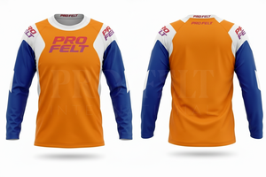 Maillot de motocross à manches longues, respirant, léger, tendance, sûr et performant, en polyester et coton. - Product Image 4