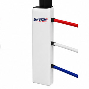 Almohadilla de Esquina para Ring de Boxeo de la Mejor Calidad, Transpirable y Antideslizante, con Barras Rojas y Blancas, Precio de Fábrica - Product Image 3