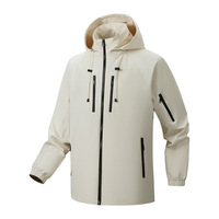 Veste imperméable respirante LAYENNE à prix raisonnable, couleur personnalisable, pour la course à pied et les activités de plein air, pour hommes