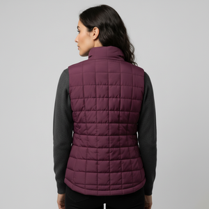 Chaleco Acolchado para Mujer, Chaqueta sin Mangas para Invierno, Fábrica de Ropa de Marca Privada - Product Image 3
