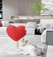 Jouets pour animaux de compagnie en jute naturelle, griffoir interactif pour chat, support d'escalade compact, mignon et moderne pour chat d'intérieur