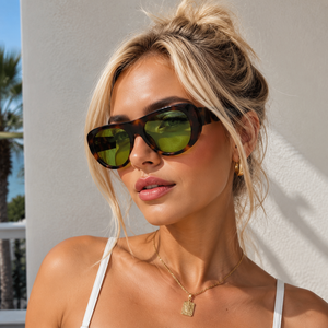 Gafas de Sol de Moda <span class=keywords><strong>para</strong></span> Hombre, de Lujo, Estilo Piloto, Acetato de Alta Calidad, Personalizadas OEM, Gafas de Sol de Moda <span class=keywords><strong>para</strong></span> Mujer - Product Image 1