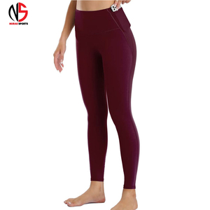 Best Selling Women Yoga <b>Legging</b> Set Solid <b>Pattern</b> Customizable Color & Logo Wholesale High Quality Water Resistant 2-Piece Set - Product Image 4