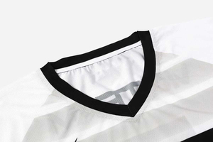 Uniformes de Baloncesto Juveniles de Diseño Personalizado, Color Azul y Negro, Sublimación, Jersey de Baloncesto Blanco, Jersey de Baloncesto Personalizado para Hombre - Product Image 3