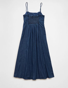 Nouvelle Robe Chemise en Jean Décontractée pour Femme Grande Taille, 100% Coton, Sans Manches, Broderie Personnalisée, Boutonnée avec Ceinture, Collection Printemps-Été - Product Image 4