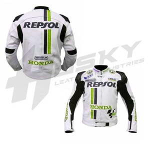 Chaqueta de moto de cuero de vaca Original de alta calidad chaqueta de protección de jinete transpirable personalizada al por mayor - Product Image 4