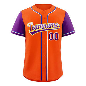 Camisetas de Béisbol Personalizadas para Equipos, Uniformes Deportivos Unisex Ligeros de Poliéster/Algodón que Absorben la Humedad, Fabricante y Proveedor OEM - Product Image 5