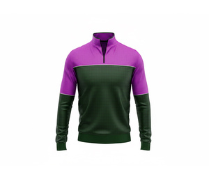 Custom Logo Quarter Zip <b>Pullover</b> Jacket Manufacturer <b>Men</b> Women Youth Sportswear Quick Dry Team <b>Pullover</b> - Product Image 4