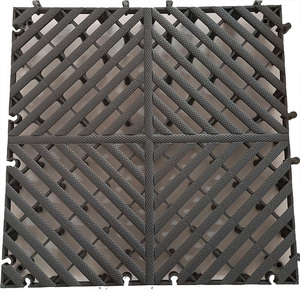 Tapis de sol étanche à l'humidité de haute qualité de 5cm avec grille de lavage de voiture en plastique imbriquée - Product Image 1
