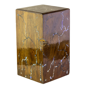 AYAANS Rosewood wooden Hand Carved Wooden Hot Selling cremation Urn <b>Box</b> for Adult Ashes Wholesale Cremation Urns (6X6X11)IN - Product Image 2