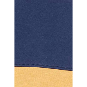 Sweat-shirt à capuche pour homme, color block, bleu marine et jaune, en molleton - Product Image 5