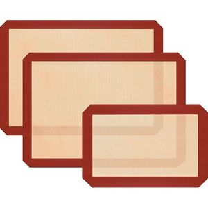 Set di 3 Tappetini in Silicone per Cottura, Antiaderenti e Riutilizzabili, Utensili per Forno e Pasticceria - Product Image 1