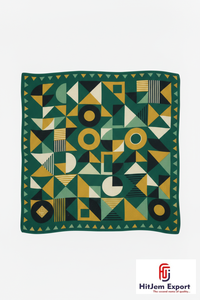 ผ้าพันคอไหมพิมพ์ลายแฟชั่นสุดหรูระดับพรีเมียม ดีไซน์พิเศษ ผ้าคลุมศีรษะแบบฮิญาบ ผ้าพันคอสี่เหลี่ยม คอลเลคชั่นขายส่ง - Product Image 3