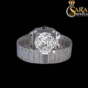 Tendance personnalisé glacé Moissanite diamant montre automatique japon mouvement édition limitée saint valentin cadeau spécial - Product Image 5