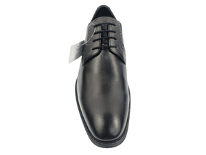 Chaussures habillées formelles pour hommes en PU noir, à bout fermé, à lacets, avec coussin d'air, antidérapantes, semelle extérieure en caoutchouc, pour le bureau et la carrière, toutes saisons - Product Image 2