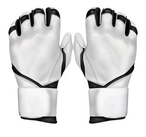 Gants de frappeur de baseball/softball en cuir OEM 2026 pour première base, à doigts entiers, antidérapants, avec sangle réglable, pour droitier, personnalisables - Product Image 2