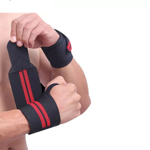 Muñequeras Personalizadas con Logotipo, de Algodón Negro, Ajustables, con Rayas, para Entrenamiento y Deportes, Unisex, para Todas las Estaciones - Product Image 4