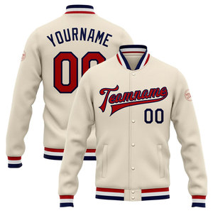 Formal Varsity Jacket Front Logo Breathable Stand Collar <b>Covered</b> <b>Button</b> Closure Polyester/Cotton Reflective Customizable Men's - Product Image 5