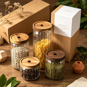 Tapa de Bambú Personalizada para Frascos de Vidrio Grandes con Logotipo, Tapa Redonda para Frascos de Almacenamiento de Alimentos, Diseño de Fábrica de Empaquetado OEM - Product Image 6