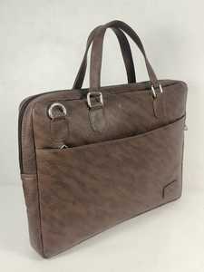 Maletín Portátil de Cuero Sintético PU Negro para Hombre y Mujer, Bolso de Mano para Oficina con Asas Dobles y Correa para el Hombro - Product Image 2